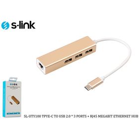 S-Link SL-UTY1005 Type-C To RJ45 10 100 1000M Gıgabıt Ethernet