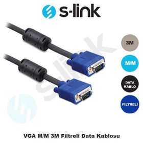 S-Link SL-VGA03 3M VGA Görüntü Kablosu
