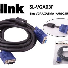 S-Link SL-Vga03F 3 Mt Vga Kablo