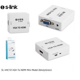 S-Link SL-VHC10 VGA To HDMI Çevirici