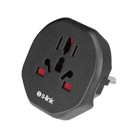 S-Link SL-WL09 Universal Türk Çevirici Çevirici Priz Adaptör