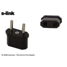 S-Link SLW260 Amerikan Türk Priz Çevirici Adaptör