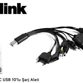S-Link SLX-10C USB 10'lu Şarj Aleti