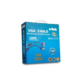 S-Link SLX-177 VGA M-M 10 mt Monitör Kablosu