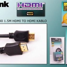 S-Link SLX-280 1.5 Mt Gold Kılıflı HDMI Kablo