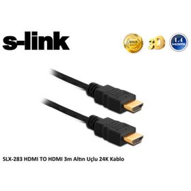 S-Link SLX-283 3 Mt Gold Blisterli HDMI Kablo