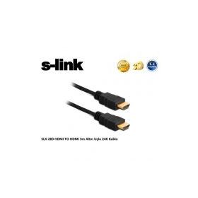 S-Link SLX-283 3 Mt Gold Blisterli HDMI Kablo