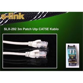 S-Link SLX-292 Gri Cat-5E Utp Patch Kablo