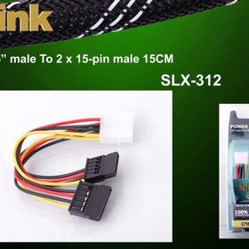 S-link SLX-312 İkili Sata Power Kablo