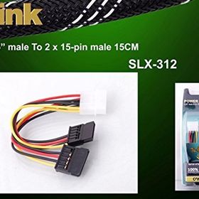 S-link SLX-312 İkili Sata Power Kablo