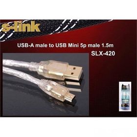 S-Link SLX-420 1.5M Usb AM/MICRO5P Kablosu