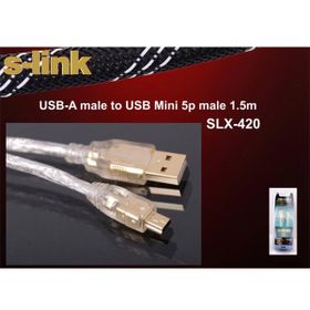 S-Link SLX-420 1.5M Usb AM/MICRO5P Kablosu