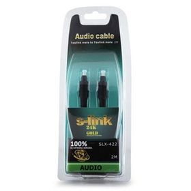 S-LINK SLX-422 DİGİTAL 2 MT OPTİK SES KABLOSU