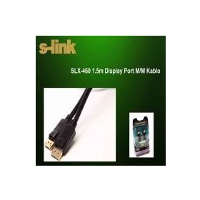 S-Link SLX-460 1.5 mt Siyah Display Kablosu