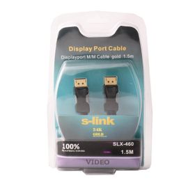 S-Link SLX-460 1.5 mt Siyah Display Kablosu