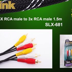 S-LINK SLX-681 1.5 MT 3RCA/3RCA KABLO