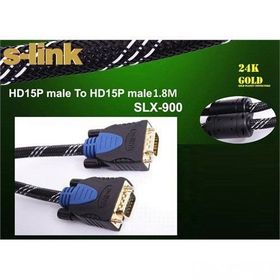 S-LINK SLX-900 ERKEK/ERKEK 1.8 MT VGA KABLO