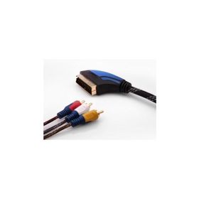S-Link SLX-930 2 Mt Gold Scart To 3 Rca Kablo