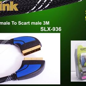 S-Link SLX-936 3 Mt Gold Scart Kablo