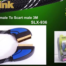 S-Link SLX-936 3 Mt Gold Scart Kablo