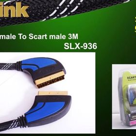S-Link SLX-936 3 Mt Gold Scart Kablo