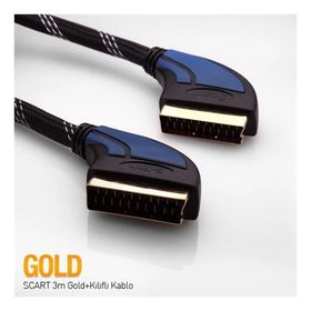 S-Link SLX-936 3 Mt Gold Scart Kablo