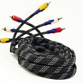 S-Link SLX-952 Altın Uçlu 3'Lü Rca Kablosu