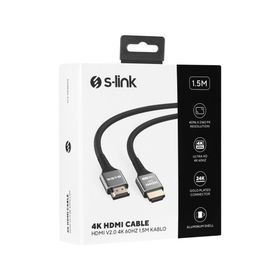 S-Link SLX-HD4K015 1.5 mt 4K HDMI Kablo