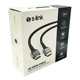 S-Link SLX-HD4K15 15 mt 4K HDMI Kablo