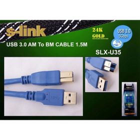 S-Link SLX-U35 USB 3.0 1.5 mt Yazıcı Kablosu