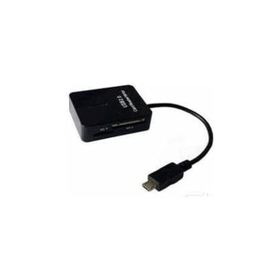 S-Link SMG-423 Micro USB to Cep Tel Kart Okuyucu ve HUB Çevirici