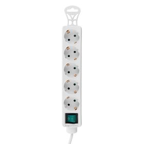 S-Link SPG-F05 Beyaz 1.5 mt Kablo 306 Joulez 5 Soket Akım Korumalı Priz