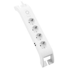 S-Link SPG3041 2m 2xUSB=2.4a 3G1.5mm2 900 Joule 4'lü Akım Korumalı Priz