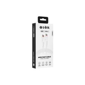 S-Link SW-C135 2 m 3A Type-C to Type-C Hızlı Data ve Şarj Kablosu