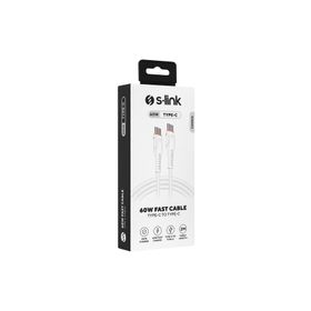 S-Link SW-C135 2 m 3A Type-C to Type-C Hızlı Data ve Şarj Kablosu