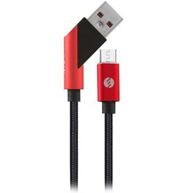 S-Link SW-C570 Siyah Kırmızı Şarj Kablosu