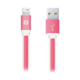 S-Link SW-C603 Swapp Pembe 1 mt 2A USB Şarj Kablosu