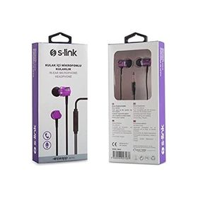 S-Link SW-K7 Mor Mikrofonlu Kulaklık