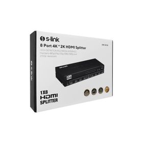 S-Link SW-KC32 8 Port 4K 2K HDMI Splitter
