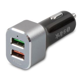 S-Link SW-QAC40M 2 USB 5V 3.0 Araç Şarj Cihazı