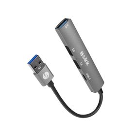 S-Link SW-U322 USB3.0 to 2xUSB 2.0 1xUSB3.0 1xType-C Metal USB Hub