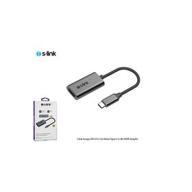 S-Link SW-U512 Metal Type C To 4K HDMI Adaptör
