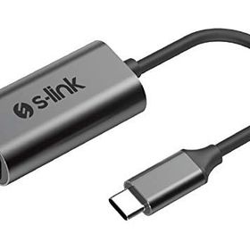 S-Link SW-U514 Gri Metal Type-C to VGA Adaptör