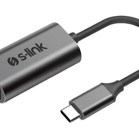 S-Link SW-U514 Gri Metal Type-C to VGA Adaptör