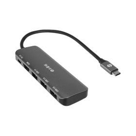 S-Link SW-U518 Gri Metal USB 3 to 3-USB 3.0 1-Type-C PD 1-4K HDMI Adaptör