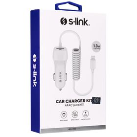 S-Link Swapp Lightning Kablolu Araç Şarj Cihazı
