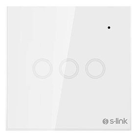 S-link Swapp SL-EG33 Kablosuz ve Dokunmatik 3'lü Wifi Tuya Destekli Aydınlatma Anahtarı