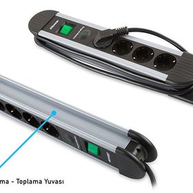S-Link Swapp SPGKS05 5'li Akım Korumalı Priz