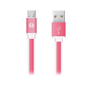S-Link Swapp SW-C503 Pembe 1 m 2A Usb/micro Usb Şarj Kablosu