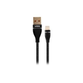 S-Link Swapp SW-C640 Siyah 3A Iphone Lightning Şarj Kablosu
